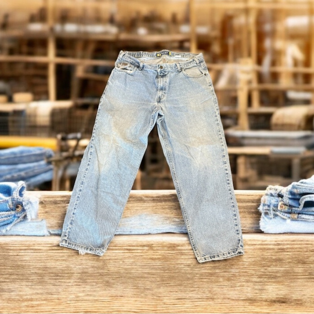 Y2K Men’s Duck Head Light Blue Jeans Loose Fit 38”x30” 2006